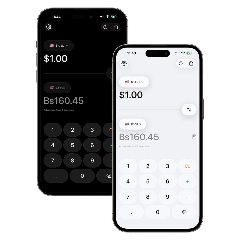 Kambio app on mobile devices